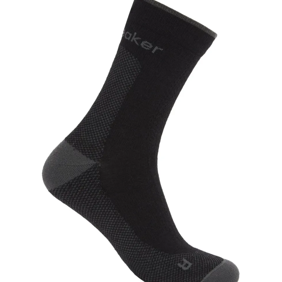 Icebreaker Merino Hike+ Ultralight Quarter Sokken Heren - Zwart/Obsidian