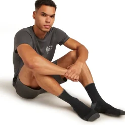 Icebreaker Merino Hike+ Ultralight Quarter Sokken Heren - Zwart/Obsidian