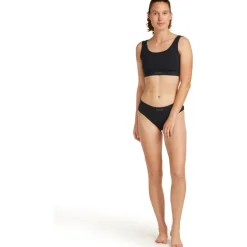 Icebreaker Merino Rib Lotus Bh voor vrouwen - Zwart