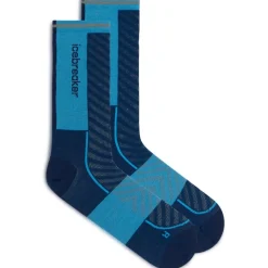 Icebreaker Merino Run+ Ultralight Crew Sokken Heren - Atlantis/Arctic