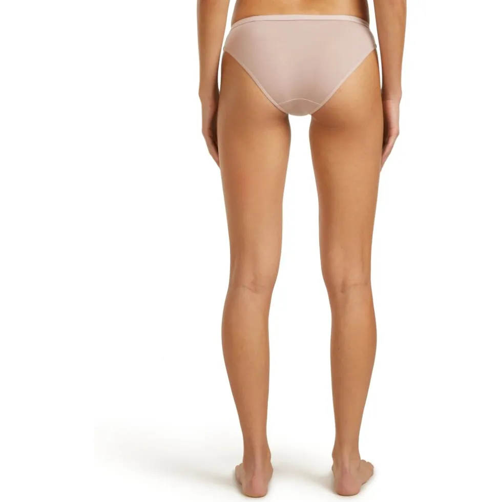 Icebreaker Merino Siren Bikini-slipjes voor dames - Pink Quartz