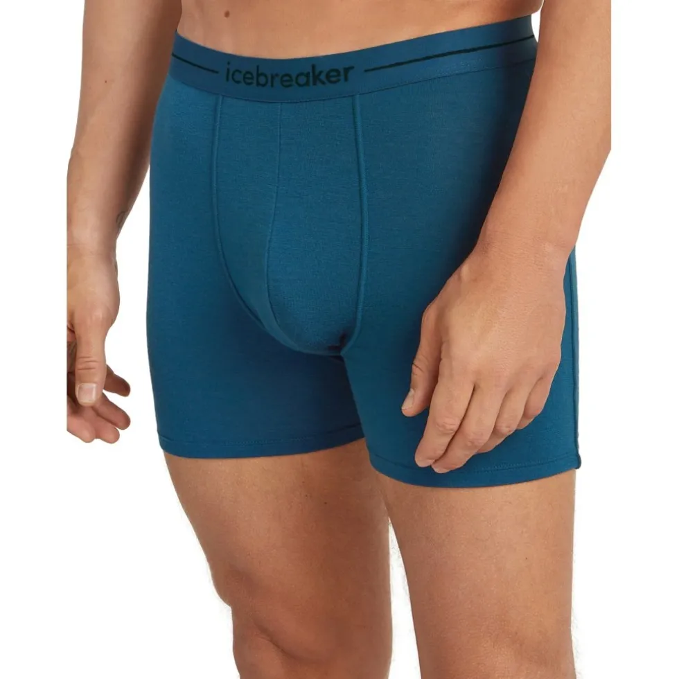 Icebreaker Merino Anatomica Boxershorts voor heren - Atlantis