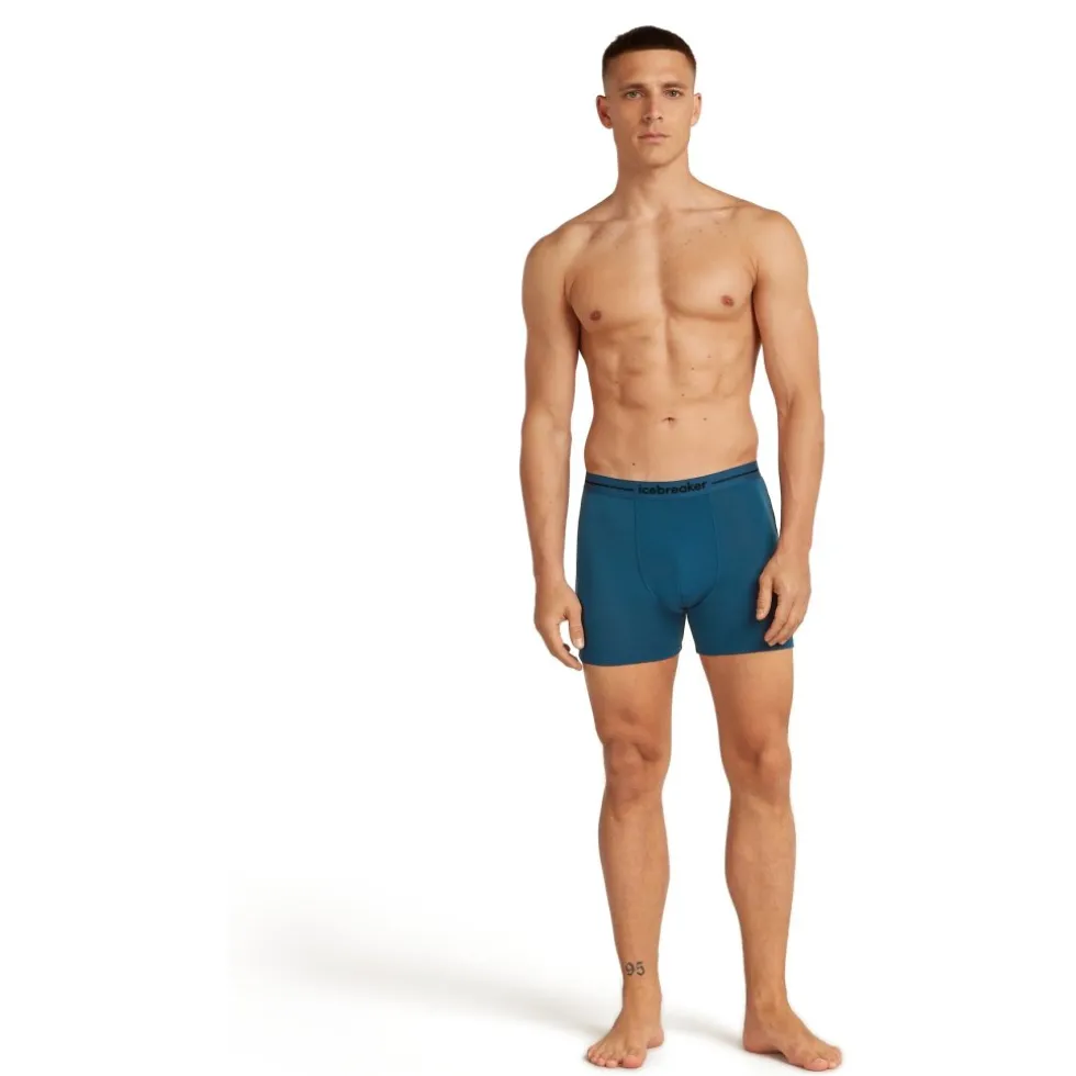 Icebreaker Merino Anatomica Boxershorts voor heren - Atlantis
