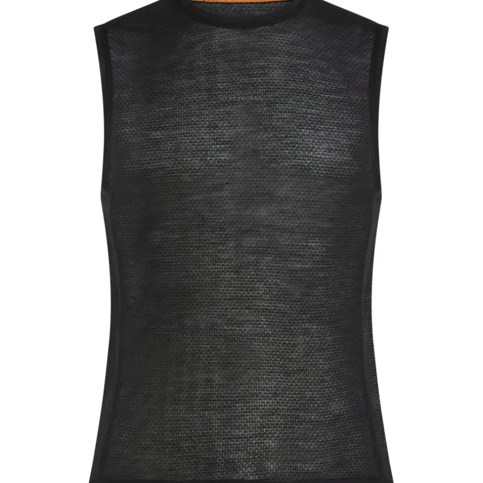 Icebreaker Merino 75 Cool-Lite™ Featherlight™ Tanktop voor heren - Zwart
