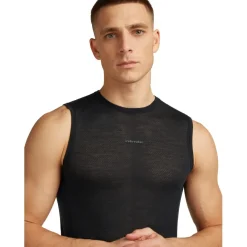 Icebreaker Merino 75 Cool-Lite™ Featherlight™ Tanktop voor heren - Zwart