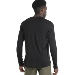 T-Shirts En Tops|Shirts & Midlayers < Icebreaker erino 125 Coo-ite™ phere III hirt et ange ouwen Heren - Zwart