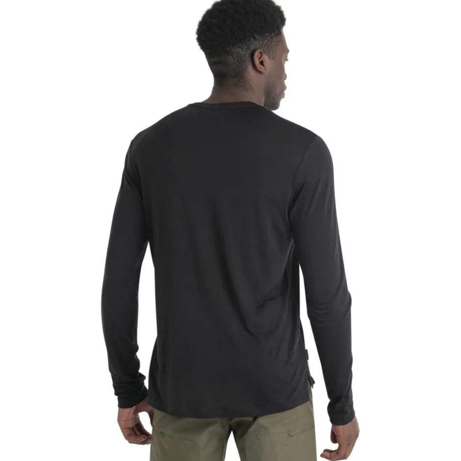 T-Shirts En Tops|Shirts & Midlayers < Icebreaker erino 125 Coo-ite™ phere III hirt et ange ouwen Heren - Zwart