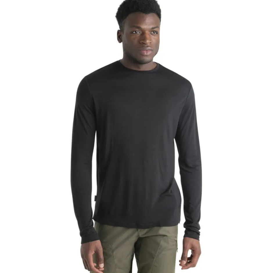 T-Shirts En Tops|Shirts & Midlayers < Icebreaker erino 125 Coo-ite™ phere III hirt et ange ouwen Heren - Zwart