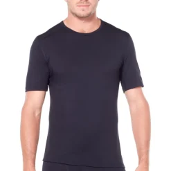 Icebreaker Merino 200 Oasis Crewe T-Shirt Heren - Zwart