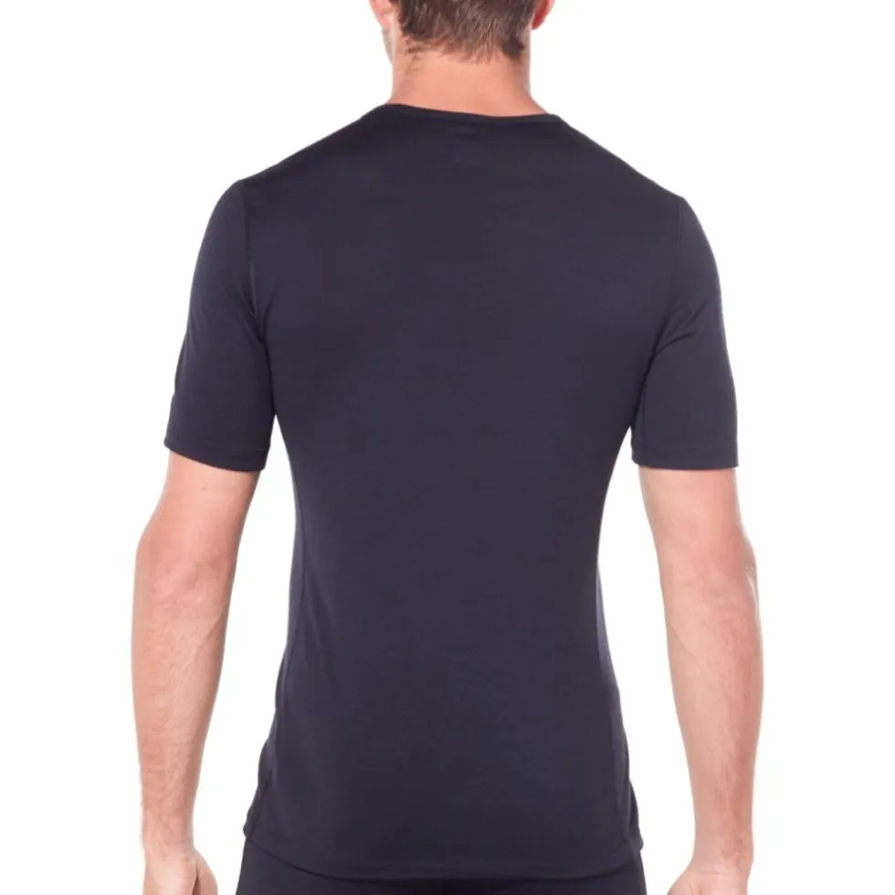 Icebreaker Merino 200 Oasis Crewe T-Shirt Heren - Zwart