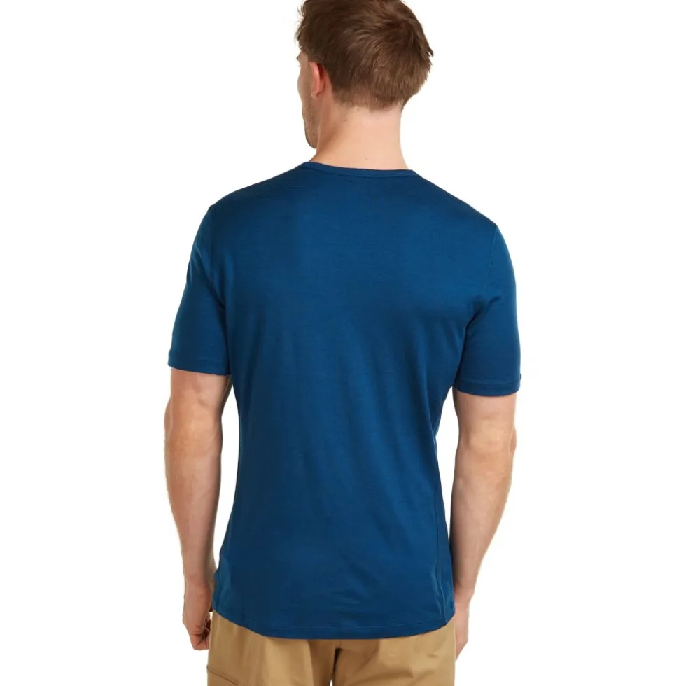 Icebreaker Merino 200 Oasis Thermo-shirt met korte mouwen voor heren - Atlantis