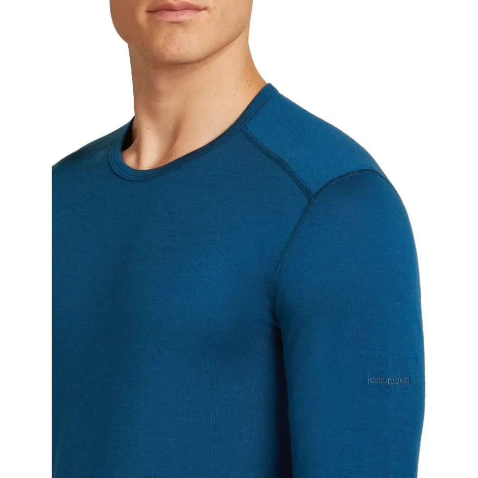 Icebreaker Merino 200 Oasis Thermo-shirt met lange mouwen voor heren - Atlantis
