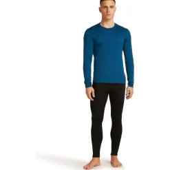 Icebreaker Merino 200 Oasis Thermo-shirt met lange mouwen voor heren - Atlantis