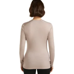 Icebreaker Merino 200 Oasis Thermo-shirt met lange mouwen voor dames - Pink Quartz