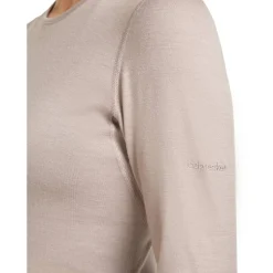 Icebreaker Merino 200 Oasis Thermo-shirt met lange mouwen voor dames - Pink Quartz