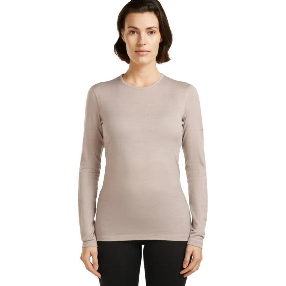 Icebreaker Merino 200 Oasis Thermo-shirt met lange mouwen voor dames - Pink Quartz