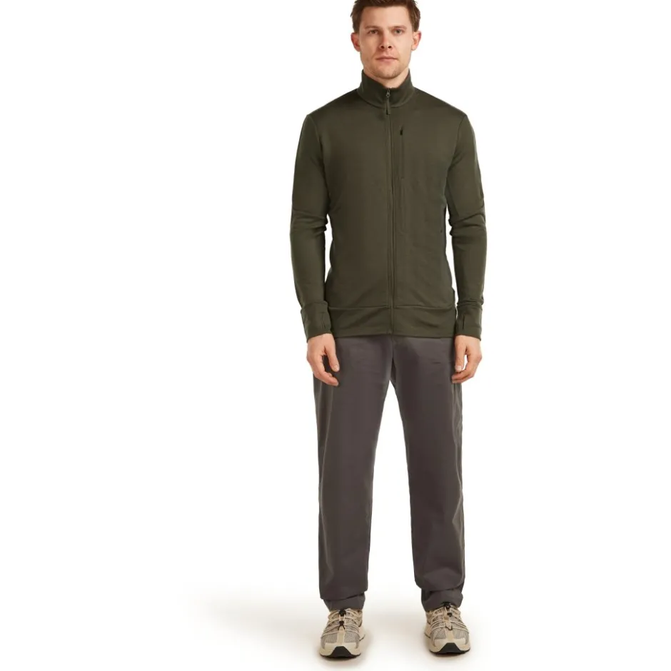 Shirts & Midlayers < Icebreaker erino 260 Quantu Herenjas et ange ouwen en ritssuiting - Dark oden