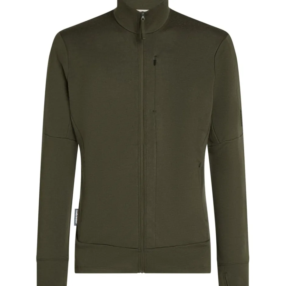 Shirts & Midlayers < Icebreaker erino 260 Quantu Herenjas et ange ouwen en ritssuiting - Dark oden