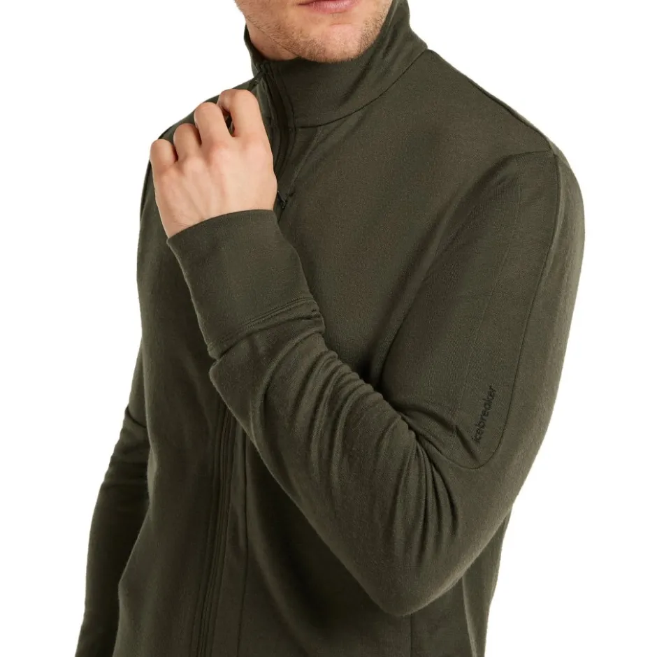 Shirts & Midlayers < Icebreaker erino 260 Quantu Herenjas et ange ouwen en ritssuiting - Dark oden