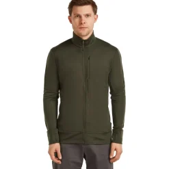 Shirts & Midlayers < Icebreaker erino 260 Quantu Herenjas et ange ouwen en ritssuiting - Dark oden