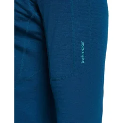 Icebreaker Merino 200 Realfleece™ Descender Herenhoodie met lange mouwen en ritssluiting - Atlantis/Arctic