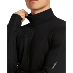 Icebreaker Merino 300 RealFleece™ Descender Jas Heren - Zwart