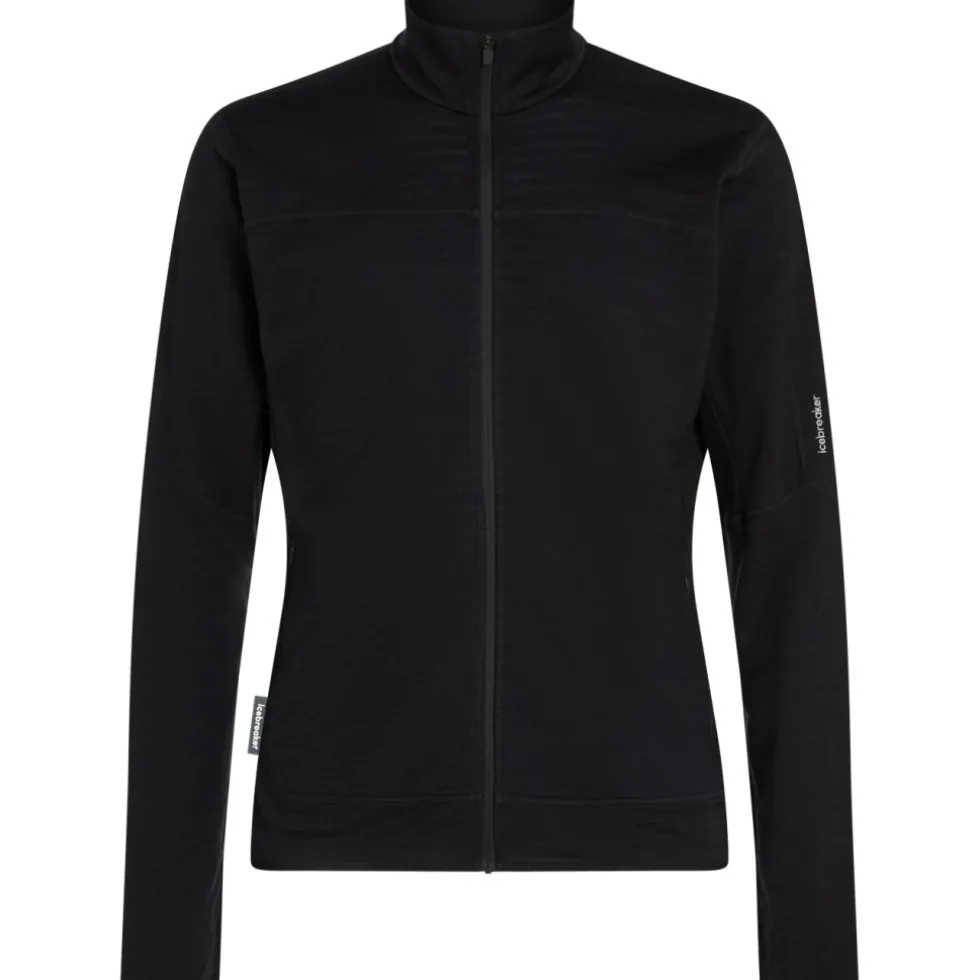 Icebreaker Merino 300 RealFleece™ Descender Jas Heren - Zwart