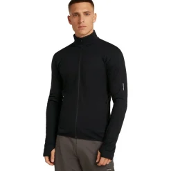 Icebreaker Merino 300 RealFleece™ Descender Jas Heren - Zwart