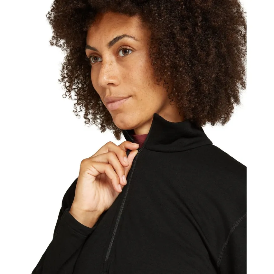 Shirts & Midlayers < Icebreaker erino 360 Reafeece™ Eeenta Haf Zip Trui Daes - Zwart