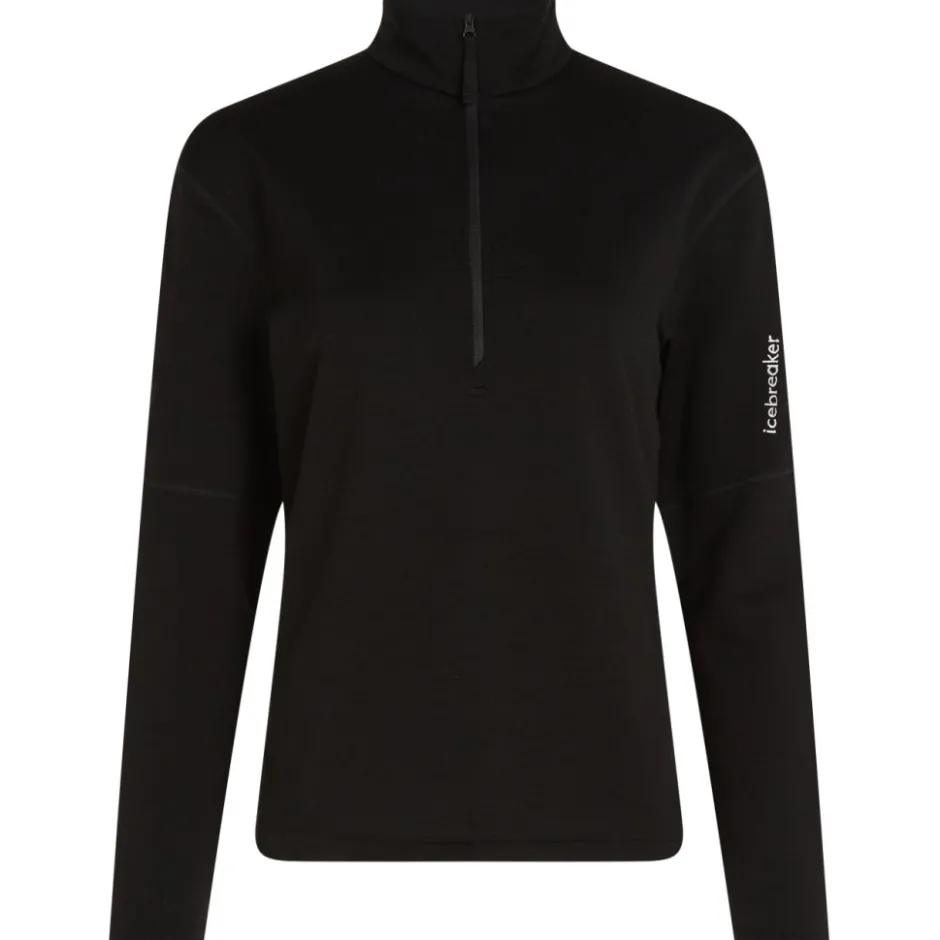 Shirts & Midlayers < Icebreaker erino 360 Reafeece™ Eeenta Haf Zip Trui Daes - Zwart