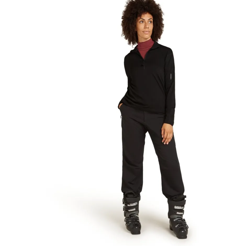 Shirts & Midlayers < Icebreaker erino 360 Reafeece™ Eeenta Haf Zip Trui Daes - Zwart