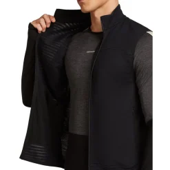 Icebreaker Merino 300 RealFleece™ Descender Vest Heren - Zwart