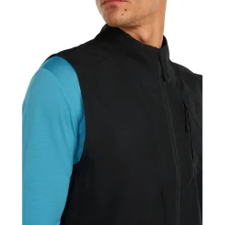 Icebreaker Merino Shell+™ Cotton Elevation Winbreaker Vest Heren - Black
