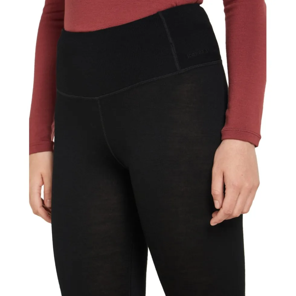 Icebreaker Merino 260 Tech High Rise Onderbroek Dames - Zwart
