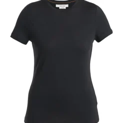 Icebreaker Merino 150 Tech Lite T-Shirt Vrouwen - Zwart