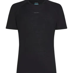 Baselayers < Icebreaker erino 125 ZoneKnit™ Crewe hirt Heren - Zwart