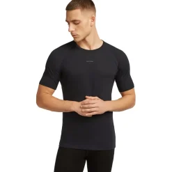 Baselayers < Icebreaker erino 125 ZoneKnit™ Crewe hirt Heren - Zwart