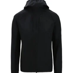Jassen & Vesten < Icebreaker hell+™ Merino Cotton Windbreaker Dame - Zwart