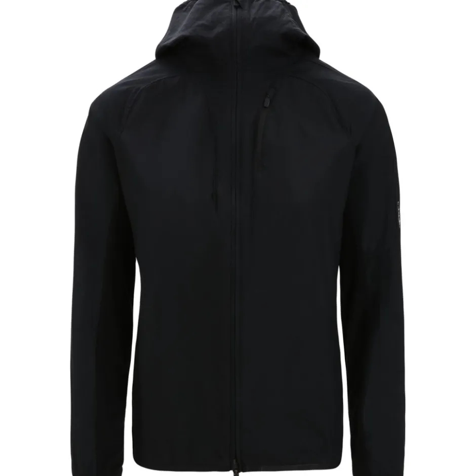 Jassen & Vesten < Icebreaker hell+™ Merino Cotton Windbreaker Dame - Zwart