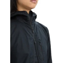 Jassen & Vesten < Icebreaker hell+™ Merino Cotton Windbreaker Dame - Zwart