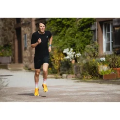 Sokken < INCYLENCE Running Crystals Hardloopsokken - Wit Paars Oranje