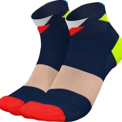 INCYLENCE Ultralight Strikes Short Sokken - Navy Blue Inferno