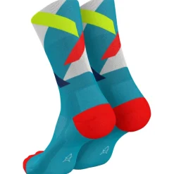 Fietssokken|Sokken < INCYLENCE Ultralight Strikes Sokken - Blauw Inferno