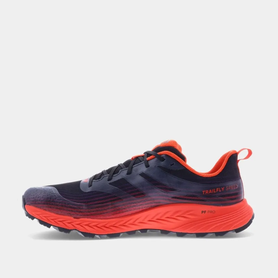 Schoenen|Trailrunning Schoenen < Inov-8 TrailFly Speed Hardloopschoenen Heren - zwart/fiery red