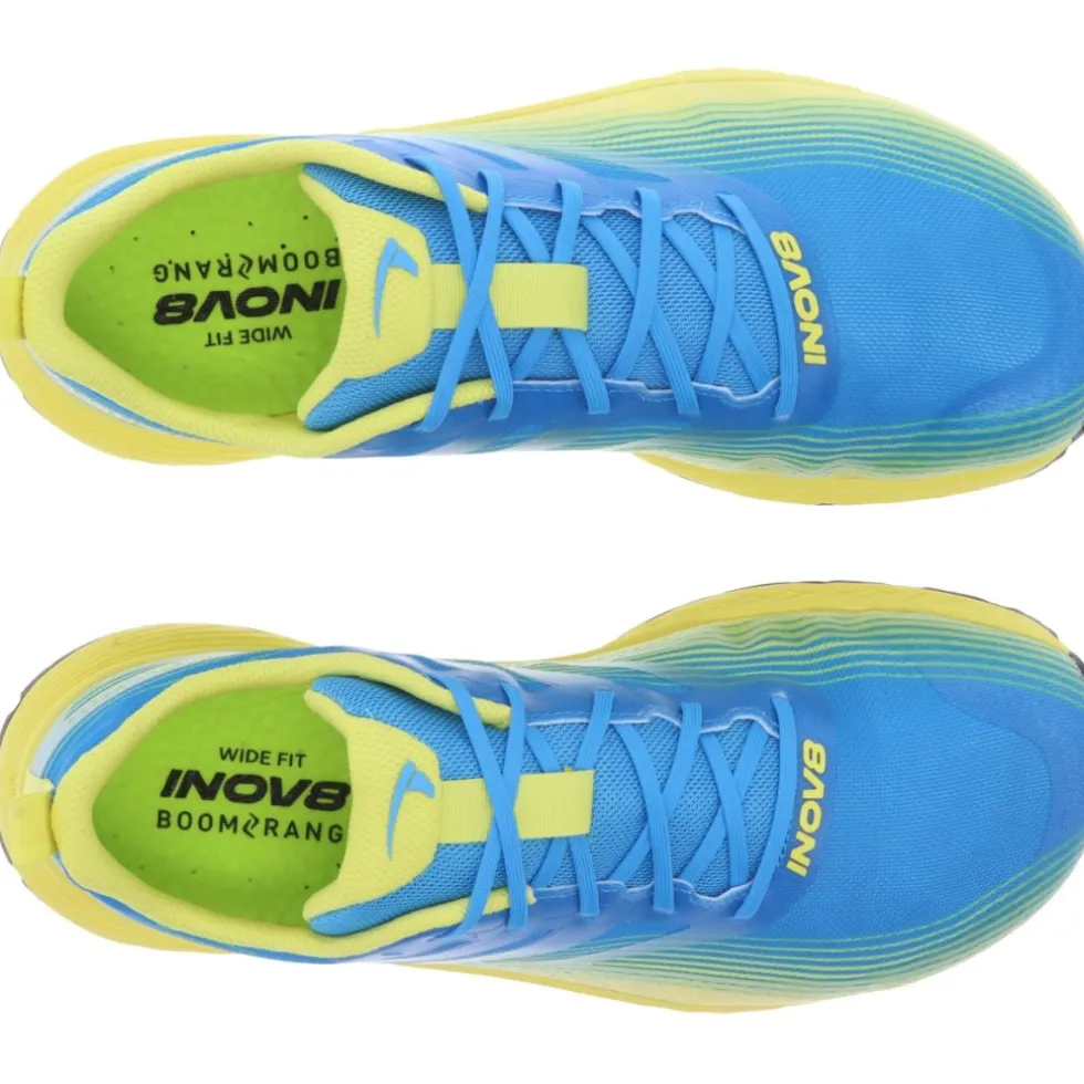 Inov-8 TrailFly Speed Hardloopschoenen Heren - blauw/geel