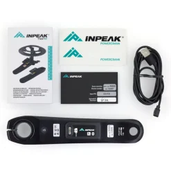 Crankstellen|Vermogensmeters < INPEAK Powercrank-E Powermeter Crankarm - Ready | Single (links) - Shimano 105 FC-R7100