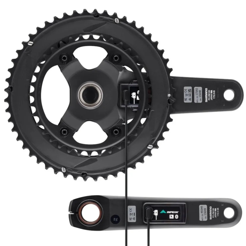 INPEAK Powercrank-E TWiN2 EVO Powermeter Crankset - Shimano Ultegra FC-R8100 - 50/34
