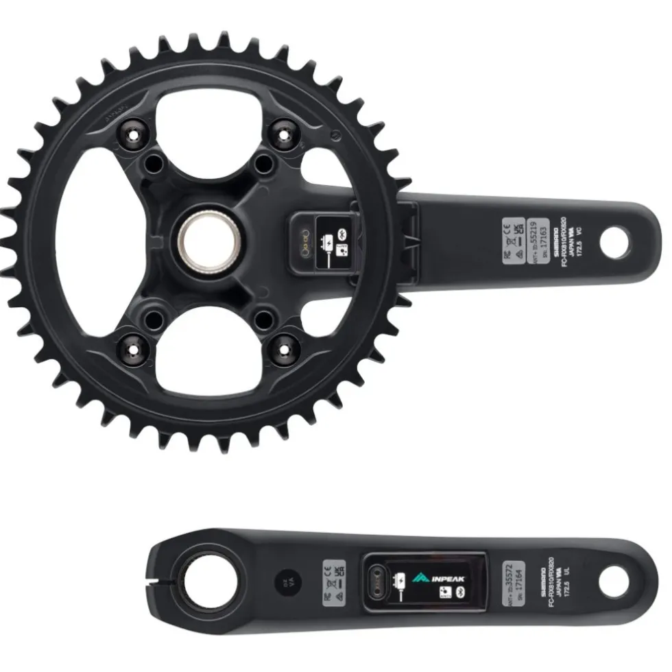 INPEAK Powercrank-E TWiN2 Powermeter Crankset - Shimano GRX FC-RX820 - 40