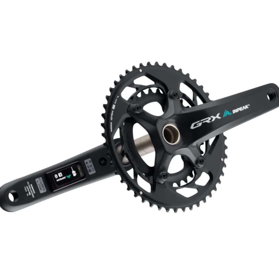 Crankstellen|Vermogensmeters < INPEAK Powercrank-E TWiN2 Powermeter Crankset - Shimano GRX FC-RX820 - 48/31