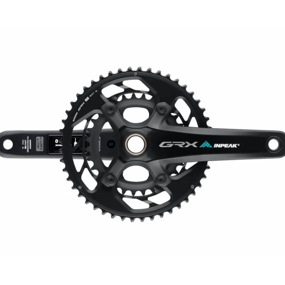 Crankstellen|Vermogensmeters < INPEAK Powercrank-E TWiN2 Powermeter Crankset - Shimano GRX FC-RX820 - 48/31